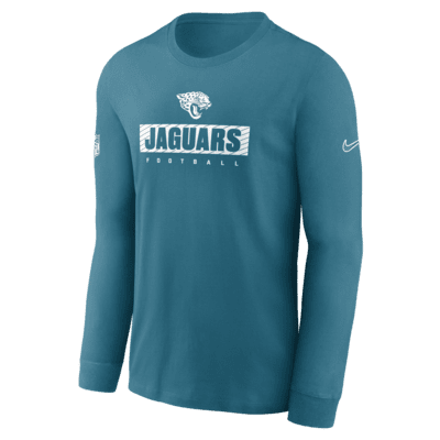 Jacksonville Jaguars Sideline Team Issue Men's Nike Dri-FIT NFL Long ...