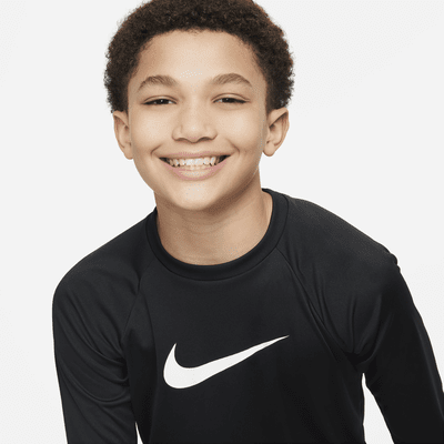 Nike Swim Big Kids' (Boys') Long-Sleeve Hydroguard. Nike.com