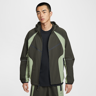 ナイキ テック メンズ Dri-FIT ウーブン カラーブロック ルーズ オーバーサイズド ジャケット
