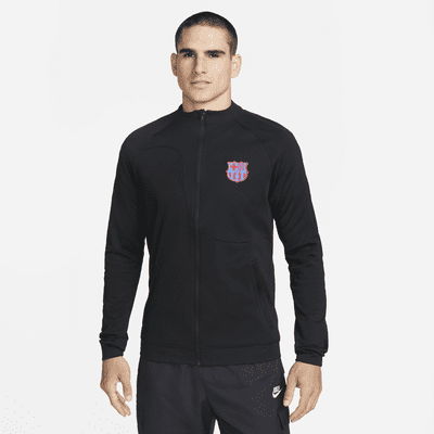 F.C. Barcelona Academy Pro Men's Knit Football Jacket. Nike LU