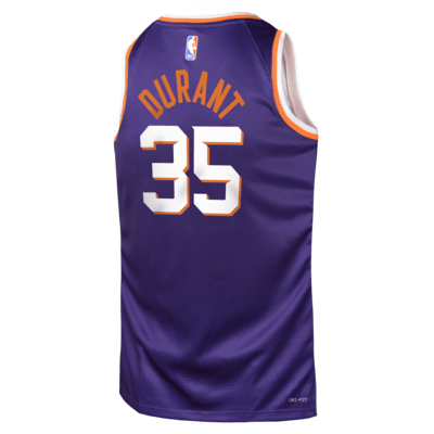 Jersey Nike de la NBA Swingman para niños talla grande Kevin Durant Phoenix Suns 2024/25 Icon Edition