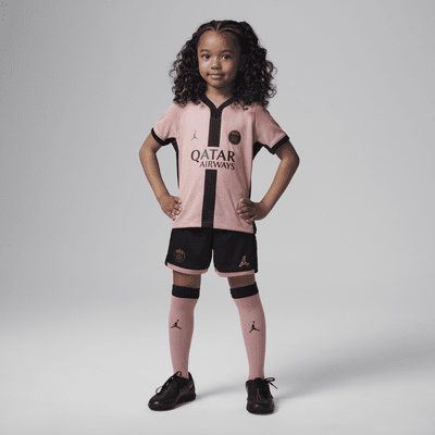 Paris Saint-Germain 2024/25 Stadium Third Younger Kids' Jordan Football Replica Three-Piece Kit