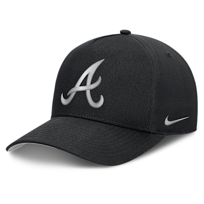 Atlanta Braves Rise Men's Nike Dri-FIT MLB A-Frame Trucker Adjustable Hat from Nike - $40