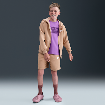 Nike Sportswear Club Fleece Big Kids' Full-Zip Hoodie