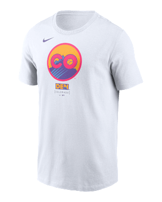 Мужская футболка Colorado Rockies City Connect Large Logo Nike MLB