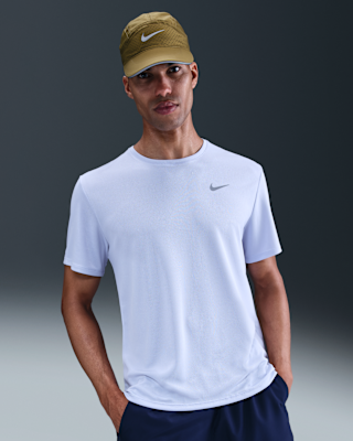 Мужские шорты Nike Miler Dri-FIT UV Short-Sleeve Top для бега