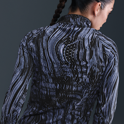 Haut de running imprimé à demi-zip Dri-FIT UV Nike Swift pour femme