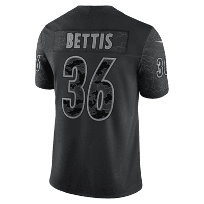 Jersey de fútbol americano a la moda para hombre Pittsburgh Steelers RFLCTV de la NFL (Jerome Bettis)