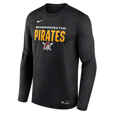 Pittsburgh Pirates Authentic Collection Team Issue Men's Nike Dri-FIT MLB Long-Sleeve T-Shirt