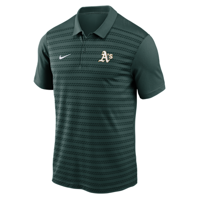 Polo Nike Dri-FIT de la MLB para hombre Athletics Authentic Collection Victory
