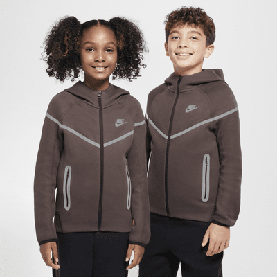 Nike Sportswear Tech Fleece Big Kids' (Boys') Reflective Full-Zip Hoodie