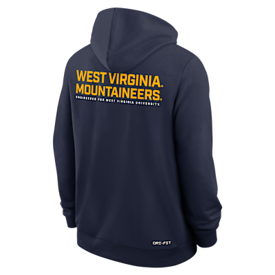 West Virginia Sideline Men's Nike Dri-FIT College Full-Zip Hoodie