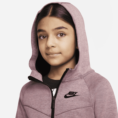 Nike Sportswear Tech Fleece Little Kids' Full-Zip Hoodie