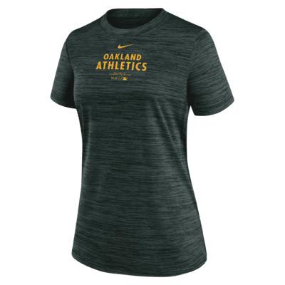 Oakland Athletics Authentic Collection Practice Velocity Women's Nike Dri-FIT MLB T-Shirt