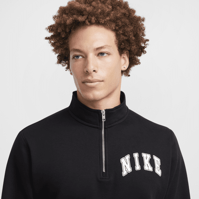 Sudadera de tejido Fleece con cierre de 1/4 para hombre Nike Club