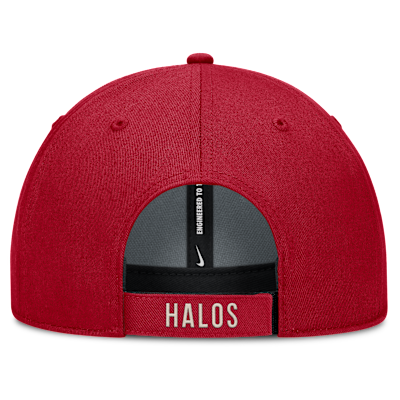 Gorra Nike Dri-FIT de la MLB ajustable para hombre Los Angeles Angels Statement Club