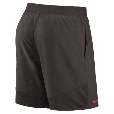 Men's Nike Brown Cleveland Browns Stretch Woven Shorts Size: Medium