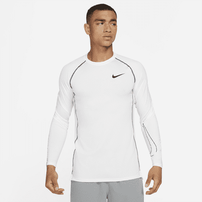 Camiseta de manga larga y ajuste entallado para hombre Nike Pro Dri-FIT ...