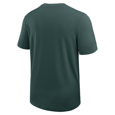 Michigan State Sideline Coach Men's Nike Dri-FIT College Top