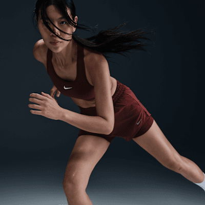 Nike One Shorts Dri-FIT de tiro medio de 8 cm 2 en 1 para mujer