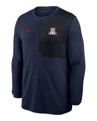 Мужские  Arizona Sideline Coach Nike Dri-FIT College Long-Sleeve Top