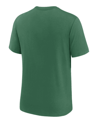 Nike Breathe Dri-Fit Oakland A's Athletics LS Green Shirt Men's