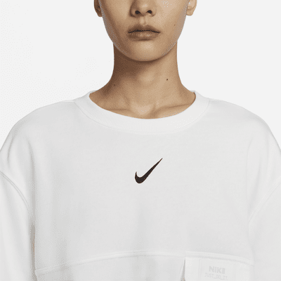 Nike Sportswear City Utility 女款法國毛圈布短袖上衣