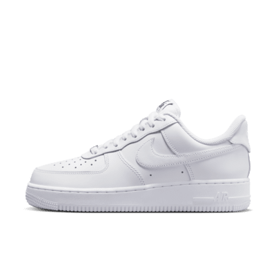 Womens White Air Force Low Top Shoes. Nike.com