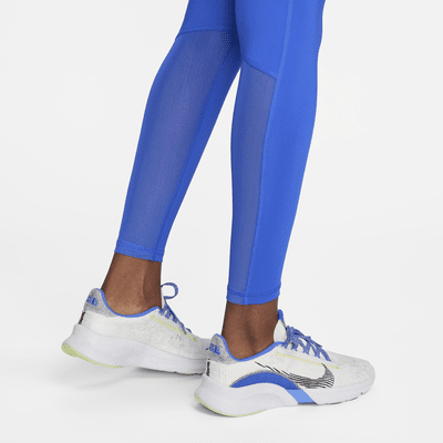 Leggings con paneles de malla de tiro medio para mujer Nike Pro