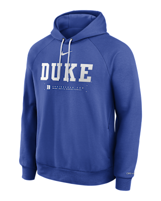 Мужское худи Duke Courtside Basketball Practice Nike Dri-FIT Pullover Hoodie для баскетбола
