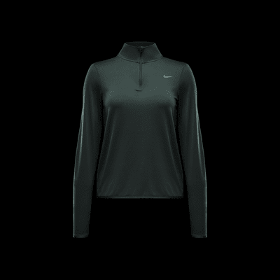 Top da running con zip a 1/4 e protezione UV Nike Swift – Donna