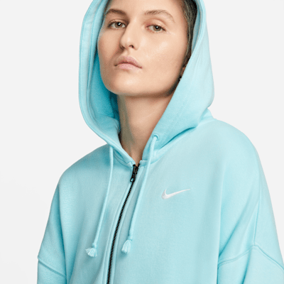 Sudadera con gorro de tejido Fleece con cierre completo Nike Sportswear Essentials
