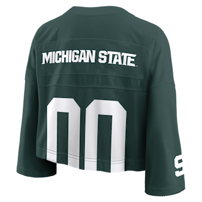 Michigan State Jersey Women's Nike Dri-FIT College Cropped Top