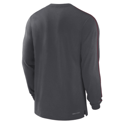 Playera universitaria Nike Dri-FIT para hombre Alabama Crimson Tide Sideline Player