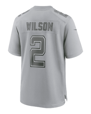 Youth Nike Zach Wilson Gray New York Jets Atmosphere Game Jersey