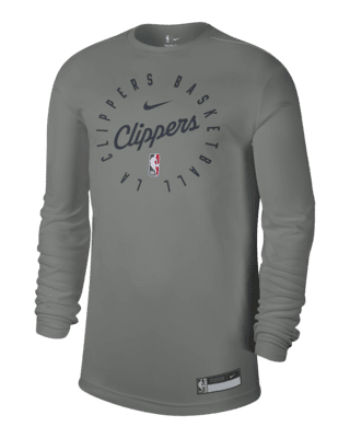 Мужская футболка LA Clippers Nike Dri-FIT NBA Long-Sleeve