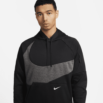 Sudadera con gorro sin cierre de fitness para hombre Nike Therma FIT