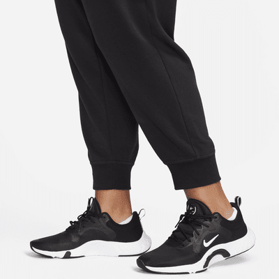 Nike Dri-FIT One Women's High-Waisted Full-Length Open-Hem French Terry  Tracksuit Bottoms