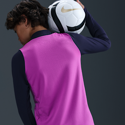 Maglia da calcio per allenamento Nike Dri-FIT FC Barcelona Strike – Ragazzo/a