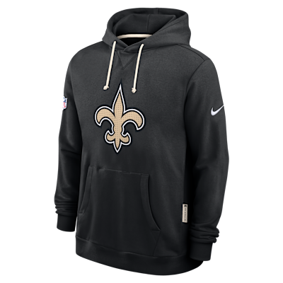 New Orleans Saints Initial Home Sideline Men's Nike Dri-FIT NFL Pullover Hoodie