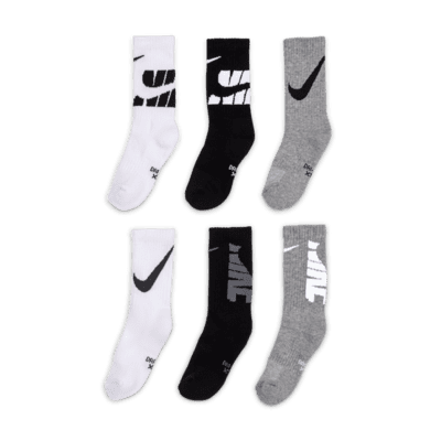 Nike Dri-FIT Little Kids' Crew Socks (6 Pairs). Nike.com
