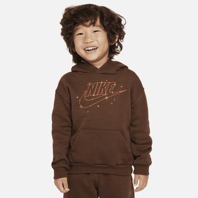 Sudadera con gorro infantil Nike Sportswear Shine Fleece Pullover Hoodie