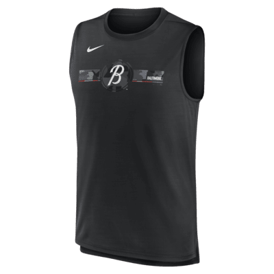 Nike Women's Baltimore Orioles Black Team Tank Top