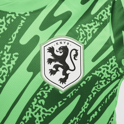 Replika brankářského fotbalového dresu Nike Dri-FIT Nizozemsko Stadium (ženský tým) 2024/25 pro větší děti