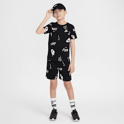 Nike Sportswear Club Shorts de French Terry para niños talla grande