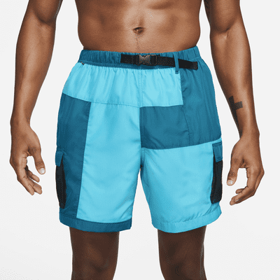 Traje de baño tipo short de voleibol de 18 cm militar para hombre Nike