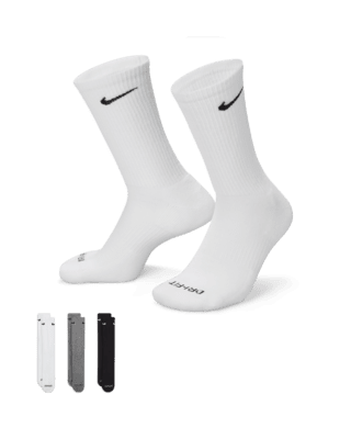 Unisex носки Nike Everyday Plus Cushioned Training Crew Socks (3 Pairs) для тренировок