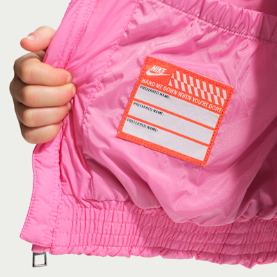 나이키 스포츠웨어 리틀키즈 스우시 퀼팅 신필 재킷