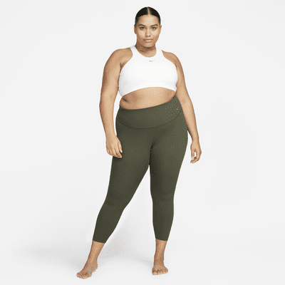 Leggings de cintura alta de 7/8 de baja sujeción para mujer Nike Zenvy (talla grande)