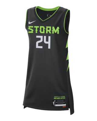 Джерси Jewell Loyd Seattle Storm 2024 Rebel Edition Nike Dri-FIT WNBA Victory Jersey